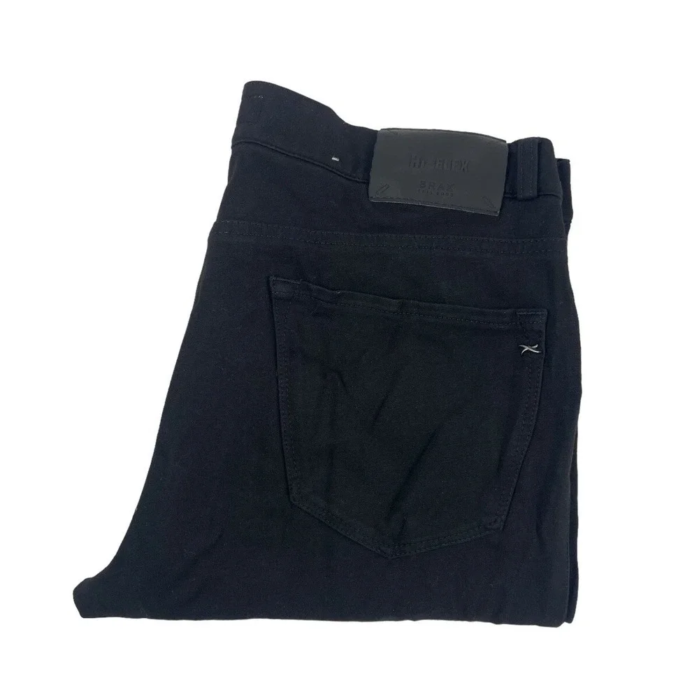 Brax Chuck Black Performance Stretch 5 Pocket Mens Pant 35x26 Modern Fit